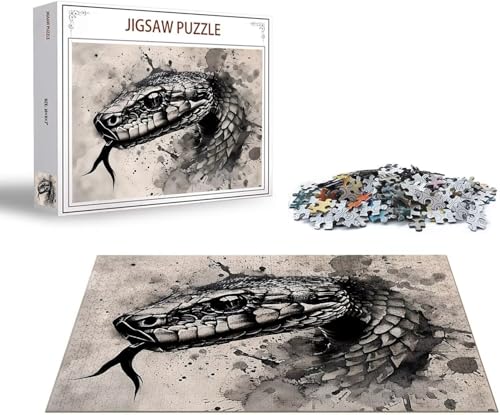 Puzzle Schlange Puzzle 6000 Teile Tinte Holzpuzzle Erwachsene, Premium Quality Klassische Wooden Lernspiel DIY Klassische Spaß Jigsaw Erwachsene, Challenging Game Jigsaws für Wohnkultur Geschenk x-13 Puzzle Schlange Puzzle 6000 Teile Tinte Holzpuzzle Erwachsene, Premium Quality Klassische Wooden Lernspiel DIY Klassische Spaß Jigsaw Erwachsene, Challenging Game Jigsaws für Wohnkultur Geschenk x-13 von Gmeignl