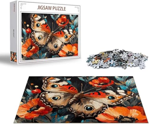 Puzzle Schmetterling Puzzle 6000 Teile Blume Holzpuzzle Erwachsene, Premium Quality Klassische Wooden Lernspiel, Klassische Spaß Jigsaw Erwachsene, Challenging Jigsaws für Wohnkultur Geschenk x-1280 Puzzle Schmetterling Puzzle 6000 Teile Blume Holzpuzzle Erwachsene, Premium Quality Klassische Wooden Lernspiel, Klassische Spaß Jigsaw Erwachsene, Challenging Jigsaws für Wohnkultur Geschenk x-1280 von Gmeignl