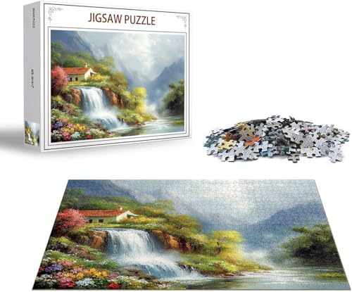 Puzzle Stadt Puzzle 6000 Teile Landschaft Holzpuzzle Erwachsene, Premium Quality Klassische Wooden Lernspiel, DIY Klassische Spaß Jigsaw Erwachsene, Challenging Jigsaws für Wohnkultur Geschenk x-1094 von Gmeignl