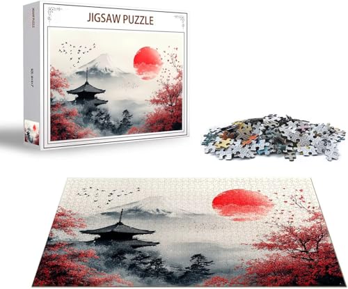 Puzzle Tier Puzzle 1000 Teile Tier Holzpuzzle Erwachsene, Premium Quality Klassische Wooden Lernspiel, DIY Klassische Spaß Jigsaw Erwachsene, Challenging Game Jigsaws für Wohnkultur Geschenk x-936 von Gmeignl