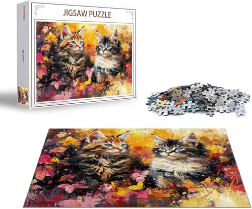 Puzzle Tier Puzzle 2000 Teile Katze Holzpuzzle Erwachsene, Premium Quality Klassische Wooden Lernspiel, DIY Klassische Spaß Jigsaw Erwachsene, Challenging Game Jigsaws für Wohnkultur Geschenk x-1368 Puzzle Tier Puzzle 2000 Teile Katze Holzpuzzle Erwachsene, Premium Quality Klassische Wooden Lernspiel, DIY Klassische Spaß Jigsaw Erwachsene, Challenging Game Jigsaws für Wohnkultur Geschenk x-1368 von Gmeignl