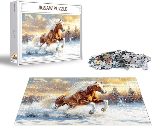 Puzzle Tier Puzzle 2000 Teile Landschaft Holzpuzzle Erwachsene, Premium Quality Klassische Wooden Lernspiel, Klassische Spaß Jigsaw Erwachsene, Challenging Game Jigsaws für Wohnkultur Geschenk x-1195 von Gmeignl