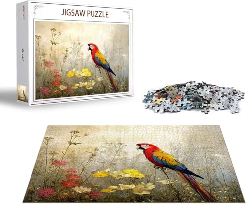Puzzle Tier Puzzle 4000 Teile Blume Holzpuzzle Erwachsene, Premium Quality Klassische Wooden Lernspiel, DIY Klassische Spaß Jigsaw Erwachsene, Challenging Game Jigsaws für Wohnkultur Geschenk x-1564 von Gmeignl