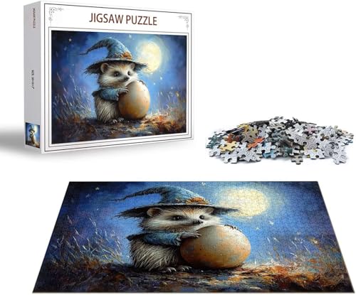Puzzle Tier Puzzle 4000 Teile Niedlich Holzpuzzle Erwachsene, Premium Quality Klassische Wooden Lernspiel, Klassische Spaß Jigsaw Erwachsene, Challenging Game Jigsaws für Wohnkultur Geschenk x-1519 von Gmeignl