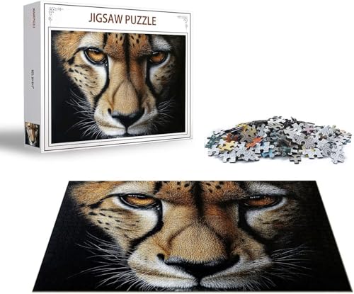 Puzzle Tier Puzzle 4000 Teile Tiger Holzpuzzle Erwachsene, Premium Quality Klassische Wooden Lernspiel, DIY Klassische Spaß Jigsaw Erwachsene, Challenging Game Jigsaws für Wohnkultur Geschenk x-1529 von Gmeignl