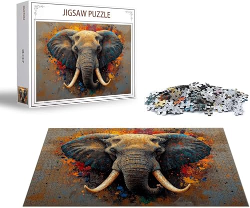 Puzzle Tier Puzzle 6000 Teile Farbe Holzpuzzle Erwachsene, Premium Quality Klassische Wooden Lernspiel, DIY Klassische Spaß Jigsaw Erwachsene, Challenging Game Jigsaws für Wohnkultur Geschenk x-945 von Gmeignl
