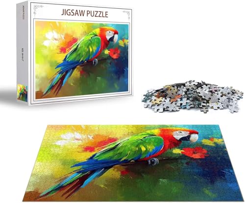 Puzzle Tier Puzzle 6000 Teile Papagei Holzpuzzle Erwachsene, Premium Quality Klassische Wooden Lernspiel DIY Klassische Spaß Jigsaw Erwachsene, Challenging Game Jigsaws für Wohnkultur Geschenk x-1302 von Gmeignl