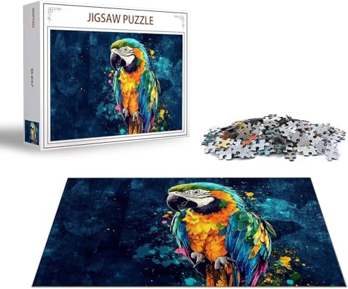 Puzzle Tier Puzzle 6000 Teile Papagei Holzpuzzle Erwachsene, Premium Quality Klassische Wooden Lernspiel DIY Klassische Spaß Jigsaw Erwachsene, Challenging Game Jigsaws für Wohnkultur Geschenk x-1445 von Gmeignl