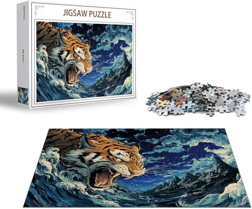 Puzzle Tier Puzzle 6000 Teile Tiger Holzpuzzle Erwachsene, Premium Quality Klassische Wooden Lernspiel, DIY Klassische Spaß Jigsaw Erwachsene, Challenging Game Jigsaws für Wohnkultur Geschenk x-1310 Puzzle Tier Puzzle 6000 Teile Tiger Holzpuzzle Erwachsene, Premium Quality Klassische Wooden Lernspiel, DIY Klassische Spaß Jigsaw Erwachsene, Challenging Game Jigsaws für Wohnkultur Geschenk x-1310 von Gmeignl