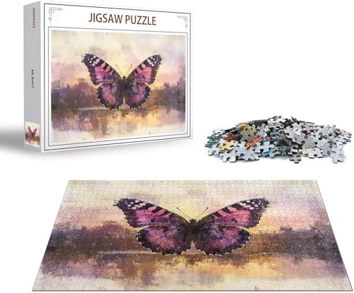 Puzzle Traum Puzzle 6000 Teile Schmetterling Holzpuzzle Erwachsene, Premium Quality Klassische Wooden Lernspiel, Klassische Spaß Jigsaw Erwachsene, Challenging Jigsaws für Wohnkultur Geschenk x-1294 Puzzle Traum Puzzle 6000 Teile Schmetterling Holzpuzzle Erwachsene, Premium Quality Klassische Wooden Lernspiel, Klassische Spaß Jigsaw Erwachsene, Challenging Jigsaws für Wohnkultur Geschenk x-1294 von Gmeignl