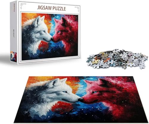 Puzzle Wolf Puzzle 2000 Teile Traum Holzpuzzle Erwachsene, Premium Quality Klassische Wooden Lernspiel, DIY Klassische Spaß Jigsaw Erwachsene, Challenging Game Jigsaws für Wohnkultur Geschenk x-1509 Puzzle Wolf Puzzle 2000 Teile Traum Holzpuzzle Erwachsene, Premium Quality Klassische Wooden Lernspiel, DIY Klassische Spaß Jigsaw Erwachsene, Challenging Game Jigsaws für Wohnkultur Geschenk x-1509 von Gmeignl