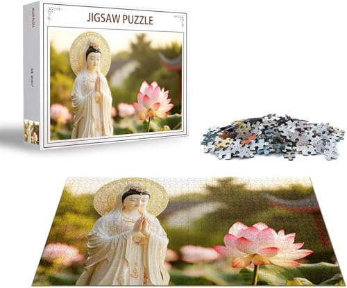 Puzzle Zen Puzzle 6000 Teile Blume Holzpuzzle Erwachsene, Premium Quality Klassische Wooden Lernspiel, DIY Klassische Spaß Jigsaw Erwachsene, Challenging Game Jigsaws für Wohnkultur Geschenk x-1598 von Gmeignl