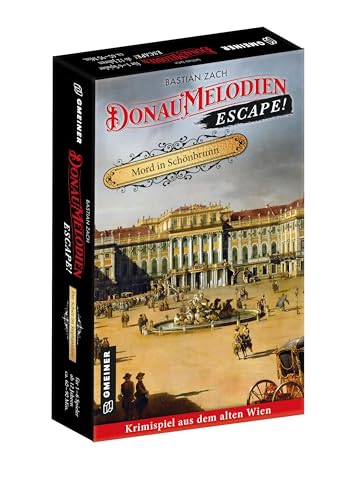 Gmeiner, Donaumelodien Escape - Mord in Schönbrunn, Spannendes Krimi Escape Gesellschaftsspiel, Kooperatives Rätsel-Abenteuer, Für 1–6 Spieler ab 12 Jahren von Gmeiner