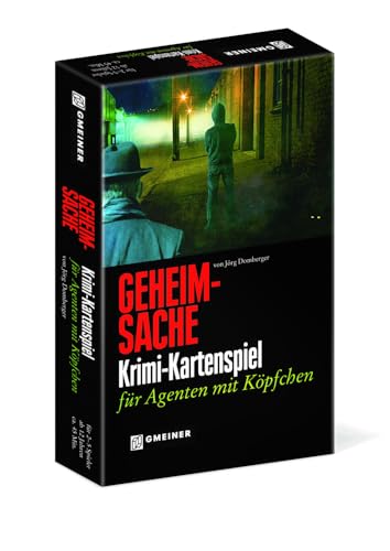 Gmeiner-Verlag Geheimsache: Krimi-Kartenspiel für Agenten mit Köpfchen von Gmeiner-Verlag