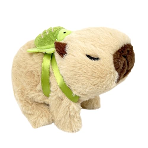 Capybara Plüsch – Elektrisch Laufendes Interaktives Capybara Mit Schildkröten-Rucksack | Niedliches Realistisches Plüschtier Für Kinder | Geburtstags- & Feiertagsgeschenk | Lehrreich, Fantasievoll, von Gmokluytw