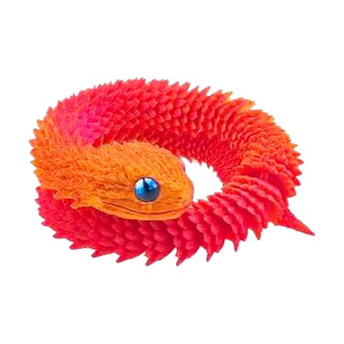 Gmokluytw Artikulierte 3D -Schlange - 3D -gedruckte Schlange | HOG -SANDEGE SCHWEGEL | Realistisches Modell mit flexiblen mobilen Gelenken | -Schreibtischdekoration | Geschenkidee für Tierliebhaber Gmokluytw Artikulierte 3D -Schlange - 3D -gedruckte Schlange | HOG -SANDEGE SCHWEGEL | Realistisches Modell mit flexiblen mobilen Gelenken | -Schreibtischdekoration | Geschenkidee für Tierliebhaber von Gmokluytw