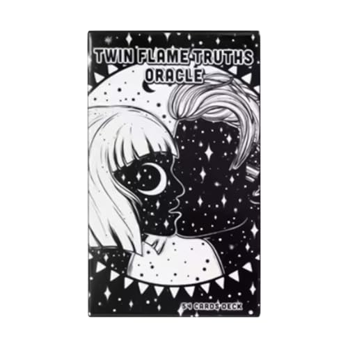 Gmokluytw Divinatorische Orakelkarten - intuitives Tarot -Spiel - Esotische Freizeitkarten für Zwillingsflammen lieben spirituelles Erwachen - 54 Premium -Designerpapier elegant für Haus oder Reisen von Gmokluytw