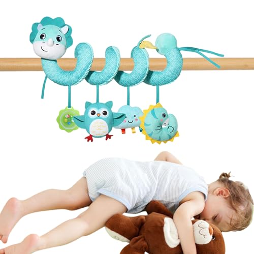Gmokluytw Kinderwagen Spielzeug | Säuglingsaktivitätsspielzeug | Weiches hängende Rassel mit Teether für Autositz & Krippe | Buntes, bpafrei, fördert die sensorische Entwicklung, einfache Bindung Gmokluytw Kinderwagen Spielzeug | Säuglingsaktivitätsspielzeug | Weiches hängende Rassel mit Teether für Autositz & Krippe | Buntes, bpafrei, fördert die sensorische Entwicklung, einfache Bindung von Gmokluytw