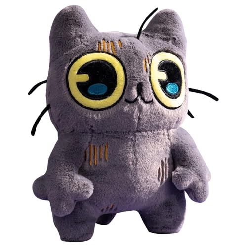 Gmokluytw Kuscheltier Katze | Weiches Kissen Tier Katze - Weiches Kissen Zum Kuscheln Für Kinder Jungs Mädchen Freundin - Für Wohnzimmer Schlafzimmer Büro Nachttische Tischplatte Auto Sofa von Gmokluytw