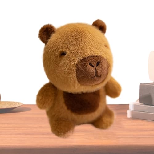 Gmokluytw Kuscheltier - Plüschtier | Stofftier | Lammpuppe Süße Capybara Puppe Geburtstagsgeschenk | Weiches Stofftier Für Kinder Kuschelgefährte von Gmokluytw
