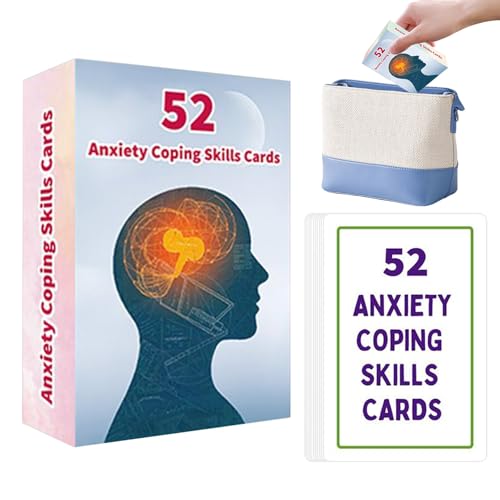 Gmokluytw Mental Health Karten - Umfangreiches Set Portable Doppelseitige Gefühle Karten,Entspannungsspielzeug Gehirn Geist Soziale Interaktion | Stressabbau Gehirnfunktion Gmokluytw Mental Health Karten - Umfangreiches Set Portable Doppelseitige Gefühle Karten,Entspannungsspielzeug Gehirn Geist Soziale Interaktion | Stressabbau Gehirnfunktion von Gmokluytw