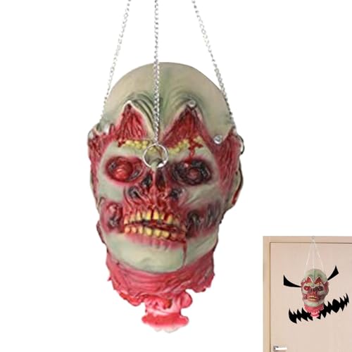Gmokluytw Spukhaus Deko | Kopf Dekoration Halloween - Realistische Textur Wasserdicht Für Party Garten Ausstellung Escape Room Foto Hintergrund Theaterproduktion Gmokluytw Spukhaus Deko | Kopf Dekoration Halloween - Realistische Textur Wasserdicht Für Party Garten Ausstellung Escape Room Foto Hintergrund Theaterproduktion von Gmokluytw