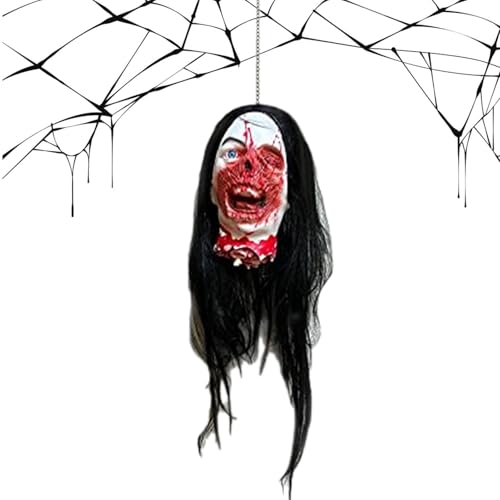 Gmokluytw Spukhaus Deko - Kopf Requisite Halloween - Realistische Körperteil Deko Für Horror Labyrinth Escape Room Foto Hintergrund Garten Gmokluytw Spukhaus Deko - Kopf Requisite Halloween - Realistische Körperteil Deko Für Horror Labyrinth Escape Room Foto Hintergrund Garten von Gmokluytw