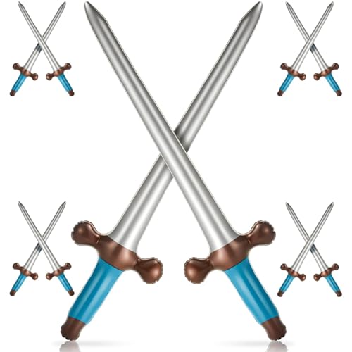 GmwyCzV 10 Stück Aufblasbare Schwerter, 60 cm Aufblasbare Piratenschwerter, Aufblasbare Spielzeugschwerter Aufblasbares Samuraischwert Ninja Schwert, für Schwimmbadparty Geburtstag Cosplay Halloween GmwyCzV 10 Stück Aufblasbare Schwerter, 60 cm Aufblasbare Piratenschwerter, Aufblasbare Spielzeugschwerter Aufblasbares Samuraischwert Ninja Schwert, für Schwimmbadparty Geburtstag Cosplay Halloween von GmwyCzV