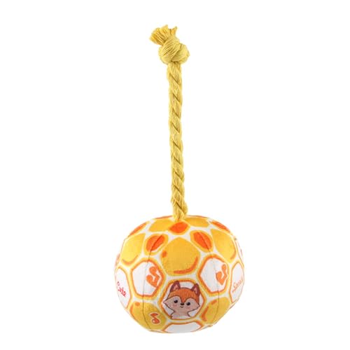 Jolly Ball zum Spielen im Freien und drinnen, weicher, elastischer Hundeball mit Baumwollseil, sanft zu den Zähnen, bunte große Hundebälle für Zuhause, Geburtstag Jolly Ball zum Spielen im Freien und drinnen, weicher, elastischer Hundeball mit Baumwollseil, sanft zu den Zähnen, bunte große Hundebälle für Zuhause, Geburtstag von Gnaillxc