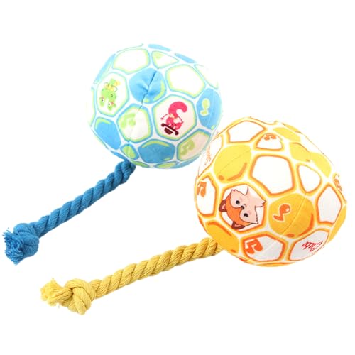 Jolly Ball zum Spielen im Freien und drinnen, weicher, elastischer Hundeball mit Baumwollseil, sanft zu den Zähnen, bunte große Hundebälle für Zuhause, Geburtstag Jolly Ball zum Spielen im Freien und drinnen, weicher, elastischer Hundeball mit Baumwollseil, sanft zu den Zähnen, bunte große Hundebälle für Zuhause, Geburtstag von Gnaillxc
