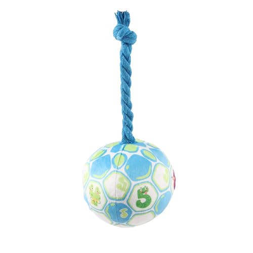Jolly Ball zum Spielen im Freien und drinnen, weicher, elastischer Hundeball mit Baumwollseil, sanft zu den Zähnen, bunte große Hundebälle für Zuhause, Geburtstag Jolly Ball zum Spielen im Freien und drinnen, weicher, elastischer Hundeball mit Baumwollseil, sanft zu den Zähnen, bunte große Hundebälle für Zuhause, Geburtstag von Gnaillxc