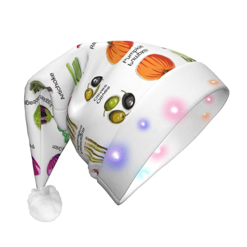 Gnbmvcc Einführung von verschiedenen Gemüsesorten, Unisex, Weihnachtsfeierhut, klassisch, festlich, Feiertagsgeschenke, Weihnachtsdekoration Gnbmvcc Einführung von verschiedenen Gemüsesorten, Unisex, Weihnachtsfeierhut, klassisch, festlich, Feiertagsgeschenke, Weihnachtsdekoration von Gnbmvcc