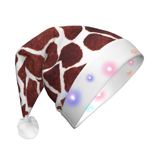 Gnbmvcc Giraffen-Punkte, unisex, Weihnachtsfeier-Hut, klassisch, festliches Weihnachtsgeschenk, Heimdekoration von Gnbmvcc