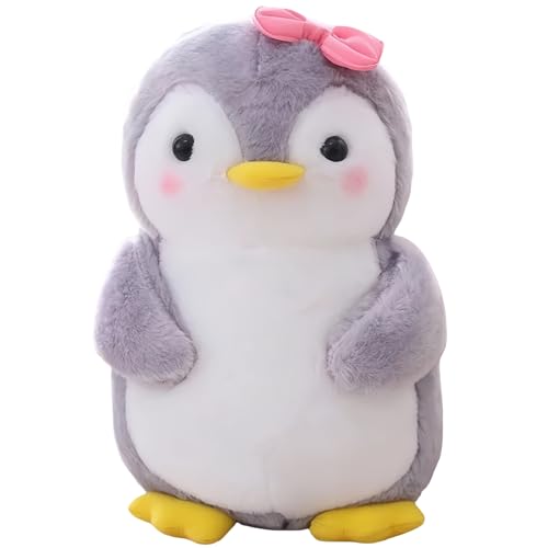 Niedlicher Plüsch-Pinguin mit Schleife, 25 cm, Grau-Weiß Niedlicher Plüsch-Pinguin mit Schleife, 25 cm, Grau-Weiß von Gnepief