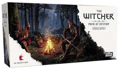 Go on Board, The Witcher: Pfad des Schicksals – Acrylic Tokens, Kennerspiel, 1-5 Spieler, ab 14+ Jahren, 45-90 Minuten, Deutsch, Mehrsprachig von Go on Board