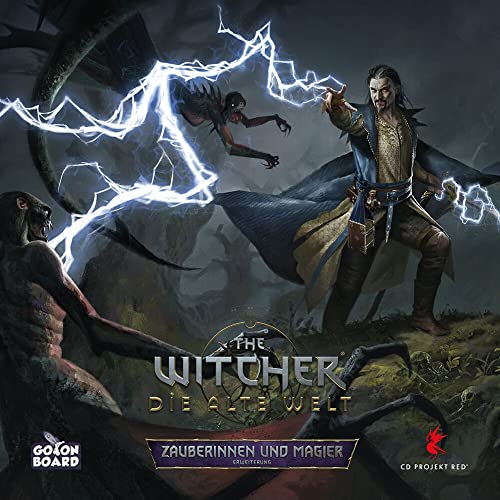 Go on Board, The Witcher: Die alte Welt – Zauberinnen und Magier, Erweiterung, Expertenspiel, Brettspiel, 1-5 Spieler, Ab 14+ Jahren, 90-150 Minuten, Deutsch von Go on Board