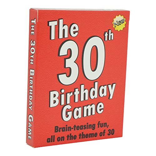 Spiel zum 30. Geburtstag: Auf der Suche nach einem Geschenk zum 30. Geburtstag für Männer oder zum 30. Geburtstag für Frauen? Suchen Sie nicht weiter. Dieses einzigartige Spiel zum 30. Geburtstag von GoForItGames.com