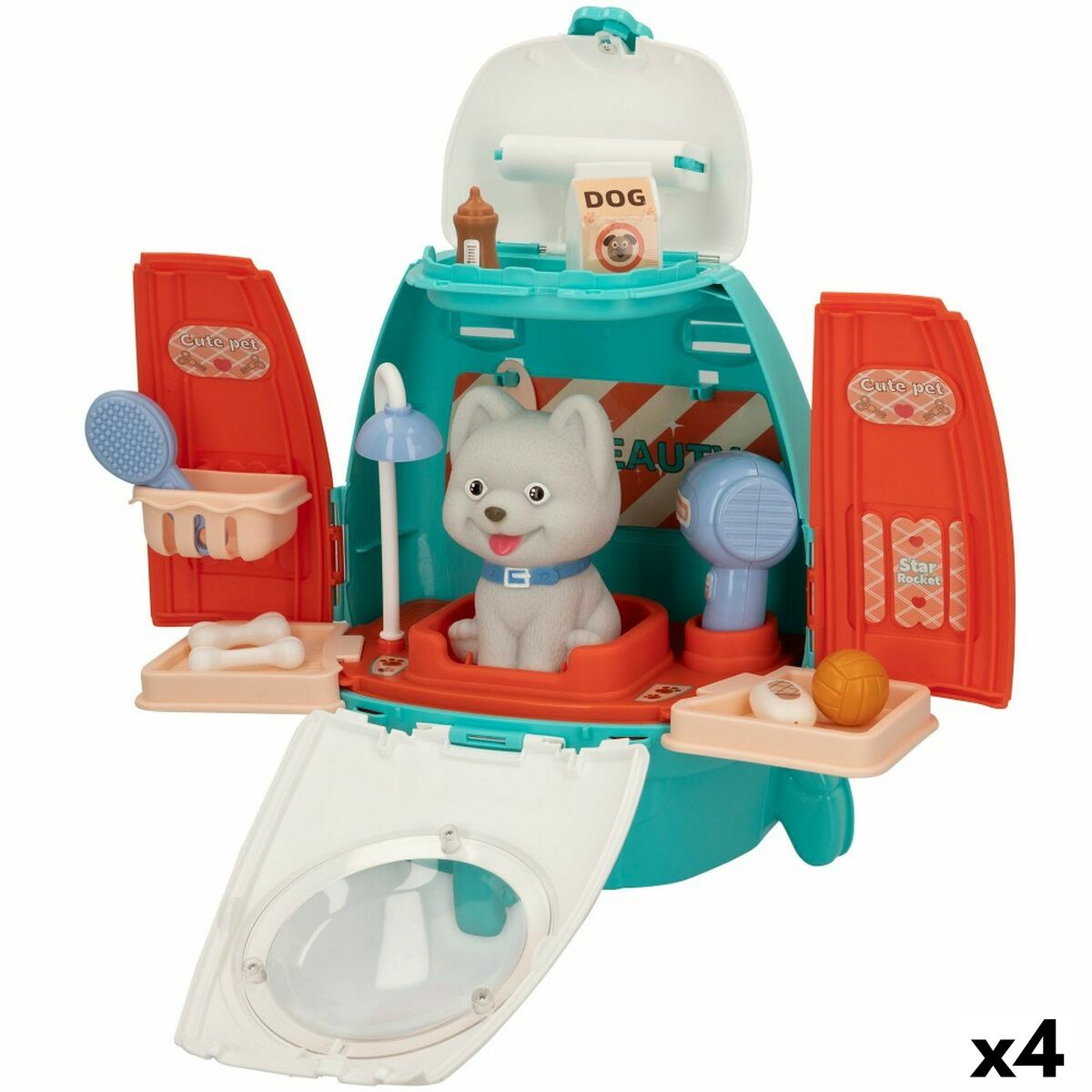 Playset GoGo Friends 37,5 x 34 x 36 cm Rakete 4 Stück von GoGo Friends