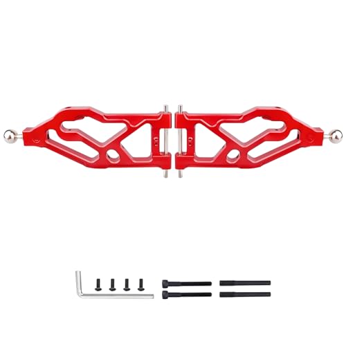 GoHobby Aluminium Vordere untere Querlenker für ARRMA Kraton 8S BLX 1/5 Scale RC Truck (1 Paar), ersetzt ARA330589 (rot) von GoHobby