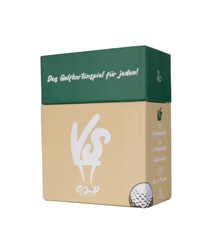 GOAD VS Golfkartenspiel – Das unterhaltsame Kartenspiel für den Golfplatz | Für alle Handicaps und Altersklassen | 68 Karten mit verrückten Challenges Golfer GOAD VS Golfkartenspiel – Das unterhaltsame Kartenspiel für den Golfplatz | Für alle Handicaps und Altersklassen | 68 Karten mit verrückten Challenges Golfer von Goad Golf
