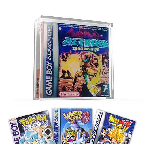 Game Boy Acryl Game Case -Game Boy Advance, Game Boy Color oder Game Boy, Acrylkoffer für GBA-Videospiele - staubdicht und sicher für Videospielsammler (1 Stück) (Game Boy) von GoatWard