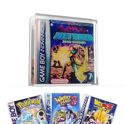 GoatWard Acryl Game Boy Advance Game Case - Klarer Acrylkoffer für GBA Videospiele - staubdicht und sicher für Videospielsammler (1 Einheiten) von GoatWard