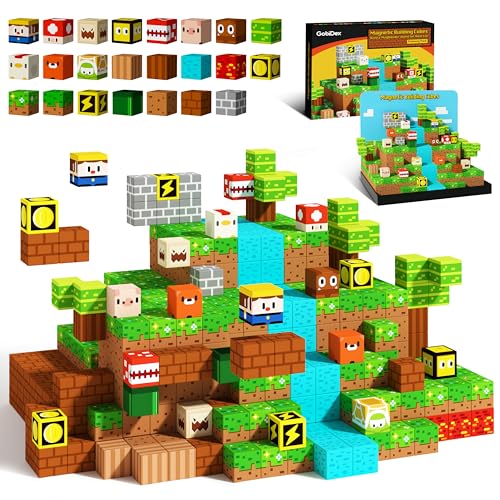 GobiDex Magnetische Bausteine, Bauen magnetische Blöcke Welt, Holzfäller Abenteuer Spiel für Jungen und Mädchen, Magnetspielzeug für Kinder Geschenke, Spielzeug ab 3-6, 4-8, 5-10, 2025 Neu GobiDex Magnetische Bausteine, Bauen magnetische Blöcke Welt, Holzfäller Abenteuer Spiel für Jungen und Mädchen, Magnetspielzeug für Kinder Geschenke, Spielzeug ab 3-6, 4-8, 5-10, 2025 Neu von GobiDex