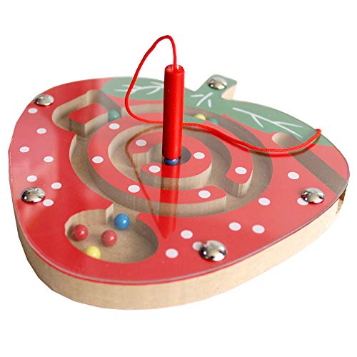 Gobus Mini Winzige Holzperlen Labyrinth Erdbeerstift Fahren Labyrinth Puzzle Pädagogisches Brettspiel Interaktives Labyrinth Spielzeug für Kinder Gobus Mini Winzige Holzperlen Labyrinth Erdbeerstift Fahren Labyrinth Puzzle Pädagogisches Brettspiel Interaktives Labyrinth Spielzeug für Kinder von Oostifun