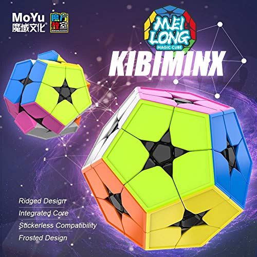 Gobus MoYu MoFangJiaoShi Cubing Classroom Meilong 2x2 Megaminx Dodekaeder Magic Cube Speed Puzzle Cube Stickerless von Oostifun