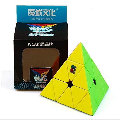 Gobus MoYu MoFangJiaoShi Cubing Klassenzimmer MeiLong 3x3 Pyramide Pyraminx Dreieck Magic Cube Geschwindigkeit Puzzle Cube Spielzeug Stickerless von Oostifun