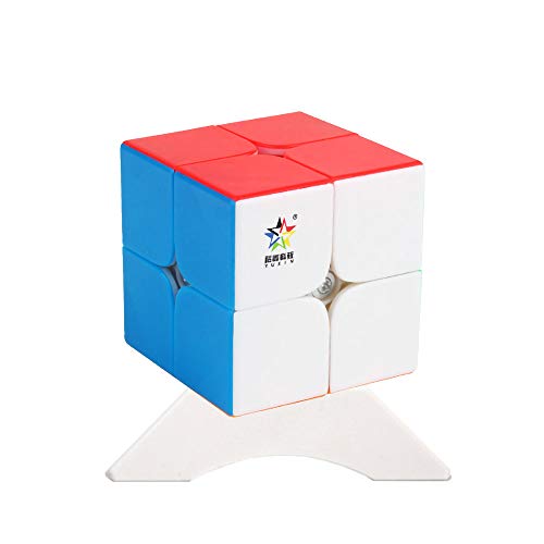 Oostifun Gobus YuXin Little Magic 2x2 M Version Magic Cube Geschwindigkeitswürfel Puzzle-Würfel leicht drehen Twist Brain Training Toy Stickerless von Oostifun