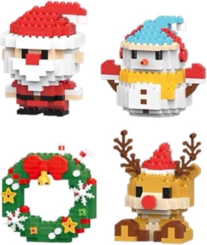 Weihnachtsmann-Design, Bausteine-Set, 4 Stück, Weihnachtsmotiv-Bausteine, Ornamente, Mini-Baufiguren, DIY-Strumpffüller, Weihnachtsgeschenk, Neujahrsgeschenk, Partygeschenke Weihnachtsmann-Design, Bausteine-Set, 4 Stück, Weihnachtsmotiv-Bausteine, Ornamente, Mini-Baufiguren, DIY-Strumpffüller, Weihnachtsgeschenk, Neujahrsgeschenk, Partygeschenke von Godemmio