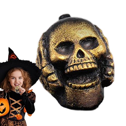 Godpqiui Aztekische Todespfeife, Aztec Death Whistle, Aztec Skull Whistle, Lauteste Todespfeife, Echte Schreiende Aztekische Todespfeife, Schreiende Azteken Kriegspfeife, Aztekische-Sound-Whistle von Godpqiui