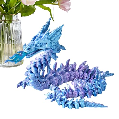 Godpqiui Drache aus dem 3D-Drucker,Bewegliche Tierfigur Dekoration für den Schreibtisch | Feuer Drache Sensorik Spielzeug Flexible Sammelfiguren für Schreibtisch Bücherregal Raumdekoration Godpqiui Drache aus dem 3D-Drucker,Bewegliche Tierfigur Dekoration für den Schreibtisch | Feuer Drache Sensorik Spielzeug Flexible Sammelfiguren für Schreibtisch Bücherregal Raumdekoration von Godpqiui